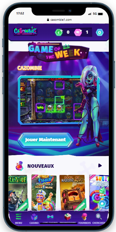 casombie sur smartphone